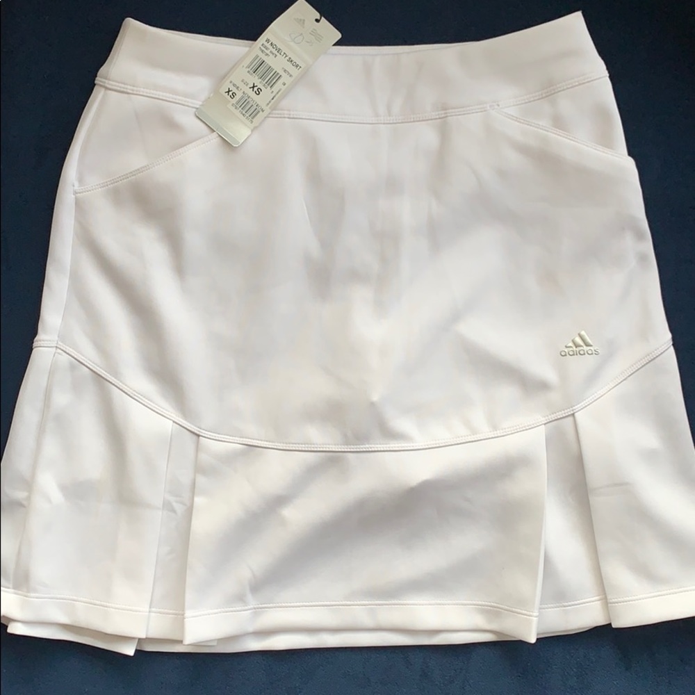 Brand new Adidas White Novelty Skort
